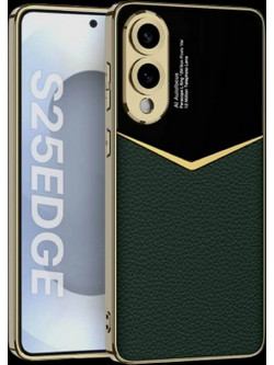 Bodycell Jazz Leather Back Cover Green (Samsung Galaxy S25 Edge)