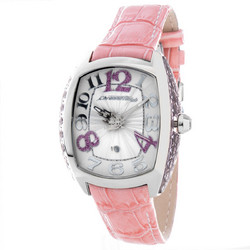 Chronotech Γυναικείο Ρολόι με Ροζ Δερμάτινο Λουράκι CT7998L-07