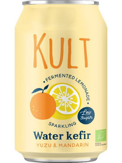 Κεφίρ Νερού με Γεύση Yuzu & Μανταρίνι - Kult - 330ml