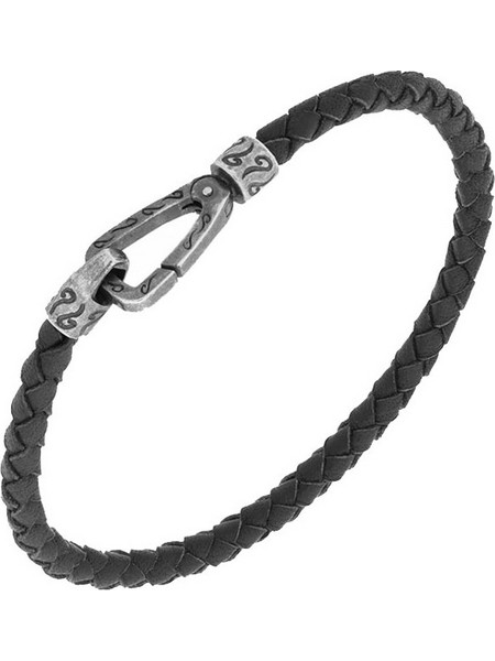 Marco Dal Maso Lash Braided Βραχιόλι Black AGBR0046-01BVPN2-M