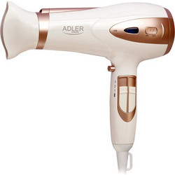 Adler AD2248 Πιστολάκι Μαλλιών Ionic με Φυσούνα 2400W White
