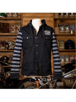 Holy Freedom Folsom hooded shirt black