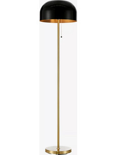 Blanca Φωτιστικό δαπέδου Brass/Black 35x35x143Y