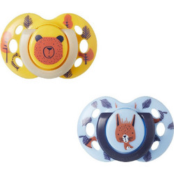 Tommee Tippee Fun Style Ορθοδοντικές Πιπίλες Σιλικόνης 6-18m Γάτα Ροζ 2τμχ