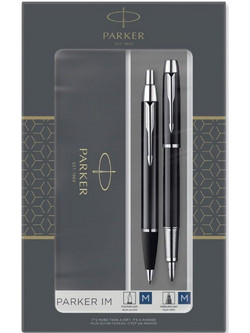 Parker IM Duo Black FP+BP Σετ Στυλό Διαρκείας 2τμχ 1158.9022.11