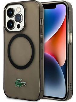 LACOSTE Iphone 14 Pro Max 6.7 Black Hardcase With Transparent Design And Magsafe - (LCHMP14XULOK)