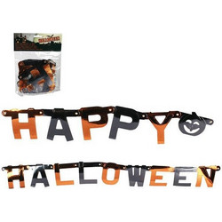 Διακοσμητική γιρλάντα Happy Halloween 1.68m. σε blister