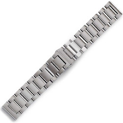 Μεταλλικό Μπρασελέ Μασίφ σε Ασημί Χρώμα 24mm - KOSTELO