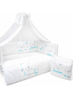 Baby Star Σετ Κούνιας Koala White 3τμχ