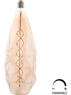 ΛΑΜΠΤΗΡΑΣ LED FILAMENT 8W E27 3000K GOLD COLOR DIMMABLE HM4058 (1 τεμ.)