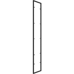 ΣΥΣΤΗΜΑ MODULAR ΠΛΑΙΣΙΟ ΡΑΦΙΕΡΑΣ FINETTO ΜΑΥΡΟ ΜΑΤ 1600mm