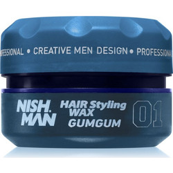 Nish Man Aqua 01 Gumgum Κερί Μαλλιών Λάμψης 150ml