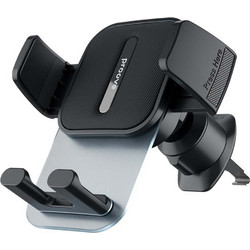 Proove - Car Holder Crystal Clamp - Air Vent, Mechanical Clamp, Secure Fastening, for 4.7''-6.9'' Phones - Black - (CHCC00000001)