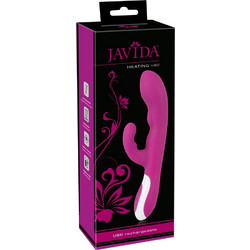 Javida Heating Δονητής Rabbit 22cm Μωβ