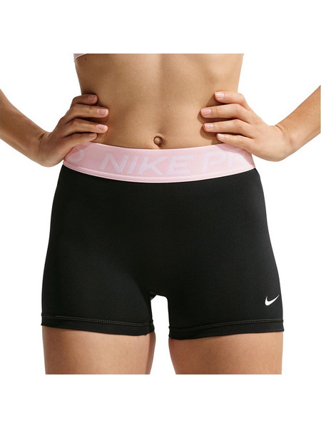 Nike Αθλητικό Γυναικείο Σορτς Ψηλόμεσο Μαύρο Ροζ IQ1037-013
