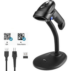 NETUM 2,4G WIRELESS QR BARCODE 2D SCANNER WITH STAND