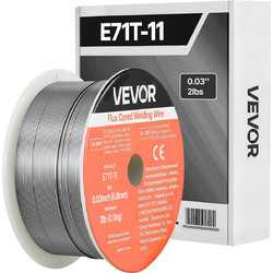 VEVOR Σύρμα Συγκόλλησης MIG Flux Core E71T-11 0.8mm 0.9kg Αέριο Αυτοπροστασίας Εξωτερικής Χρήσης MIGHSYXHSE71S15QW001V0