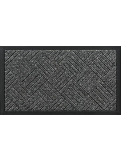 HOME USE πατάκι εισόδου HUH-0212, αντιολισθητικό, 60x40cm, 5mm πάχος, γκρι