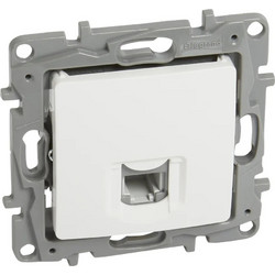 LEGRAND πρίζα RJ11 764569, λευκή