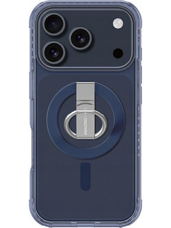 AmazingThing Titan Pro Grip Ring Back Cover Σιλικόνης για iPhone 17 Pro Max - Μπλε