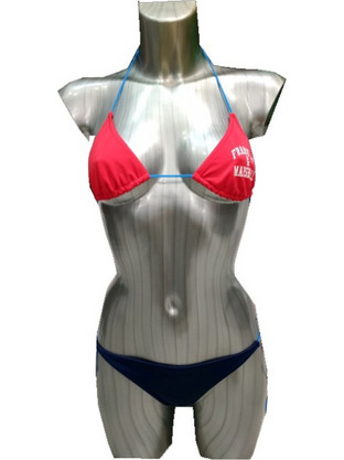 FRANKLIN MARSHALL Women Bikini Set - RED - 111-112-BWWR9146