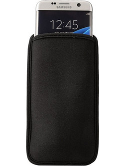 Υφασμάτινη Θήκη Πουγκί για Smartphones 165mm x 90mm - Μαύρο