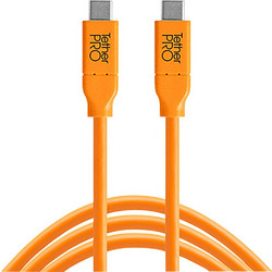 Tether Tools USB-C προς USB-C Καλώδιο 4,60m - Πορτοκαλί
