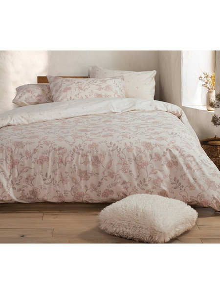 ΣΕΤ ΠΑΠΛΩΜΑΤΟΘΗΚΗ ΥΠΕΡΔΙΠΛΗ CARENA 240Χ230 PINK NEF-NEF HOMEWARE