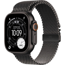 Apple Watch Ultra 3 Cellular 49mm Titanium Black Milanese Loop Black