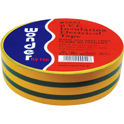 ΤΑΙΝΙΑ ΜΟΝΩΤΙΚΗ PVC 0.13X19X20Y ΠΡΑΣΙΝΗ/ΚΙΤΡΙΝΗ K1ZA3 WND (ΣΕΤ ΜΕ 10)