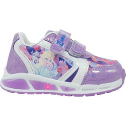 Smart Kids Frozen Παιδικά Sneakers με Φωτάκια Μωβ Λιλά SD26055