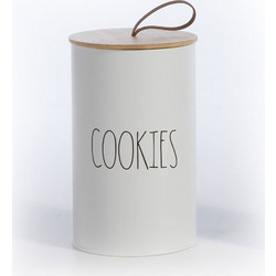 Μπισκοτιέρα (Φ12x20) Nef-Nef Homeware White