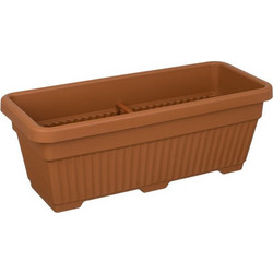 Ζαρντινιέρα Πλαστική Τερακότα 75x31x28cm - 42lt