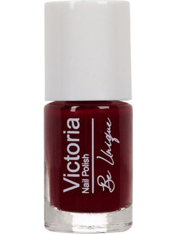 Victoria Dark Red Nail Polish Gloss Βερνίκι Νυχιών Μακράς Διαρκείας 6ml