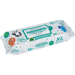 Νανάκια XL Μωρομάντηλα Χωρίς Οινόπνευμα με Aloe Vera 54τμχ