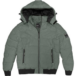 Rebase Ανδρικό Μπουφάν Χειμωνιάτικο Puffer Πράσινο 232.RJK.002