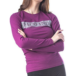 Paco & Co Wmn's Print Long Sleeve Tee 205645 Purple