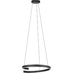 Eglo Andabaia-Z Κρεμαστό Φωτιστικό Οροφής Μονόφωτο LED με Ρυθμιζόμενο Λευκό Φως Μαύρο 900404