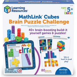 Learning Resources Εκπαιδευτικό Παιχνίδι MathLink(R) Cubes Brain Puzzle Challenge (5+ ετών) LER9336