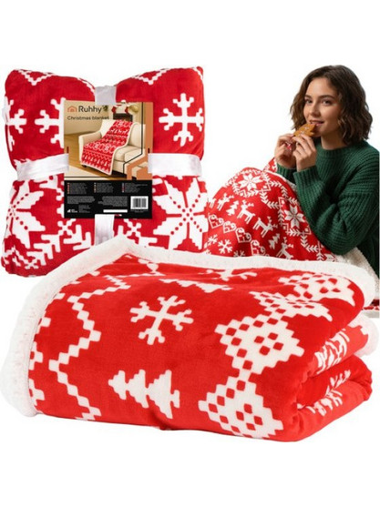 Ruhhy Christmas Blanket 1,3x1,7cm 26610 - (18546-0)