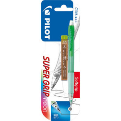 PILOT ΜΟΛΥΒΙ ΜΗΧΑΝΙΚΟ 0.5mm SUPER GRIP ΝΕΟΝ & ΜΥΤΕΣ HB 2Τ ΑΣΣΟΡΤΙ