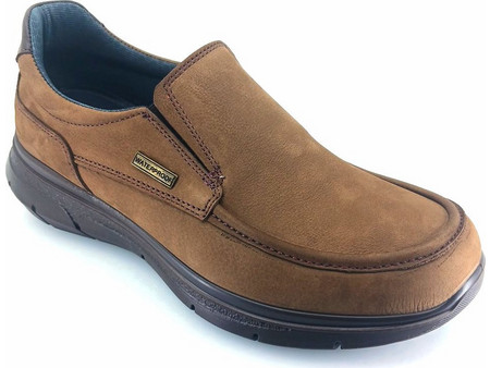 Luisetti 36118 (καφέ nubuck) ανδρικά slip-on