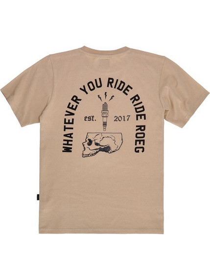Roeg Μπλούζα κοντομάνικη Spark t-shirt sand