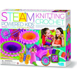 4M - STEAM POWERED KIDS: Knitting & Crochet - (4M-05539) - Toys