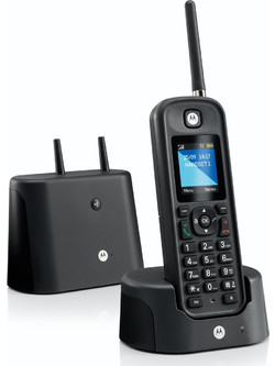 Motorola O-201 Ασύρματο Τηλέφωνο με Ανοιχτή Ακρόαση Μαύρο