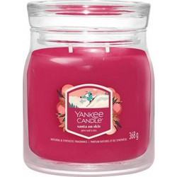 Yankee Candle Αρωματικό Κερί Signature σε Γυάλινο Δοχείο Medium σειρά Santa on Skis 368g
