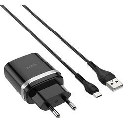 Hoco Φορτιστής Χωρίς Καλώδιο με Θύρα USB-A 18W Quick Charge 3.0 Black C12Q Smart
