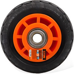 Συμπαγής ρόδα για καρότσια 200mm 8'' 9367914 μαύρο/πορτοκαλί