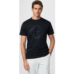 ΗΑCKETT T-SHIRT HM5000028 ΜΑΥΡΟ