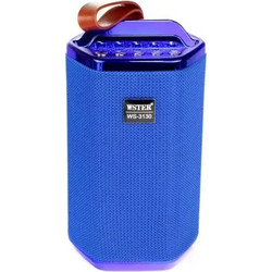 Wster WS-3130 Ηχείο Bluetooth 5W με Ραδιόφωνο Royal Blue